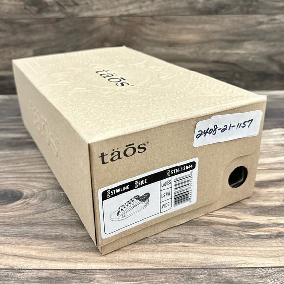 NIB Taos Footwear 9W WIDE Starline Canvas Faux Fur Sneakers - Picture 9 of 11